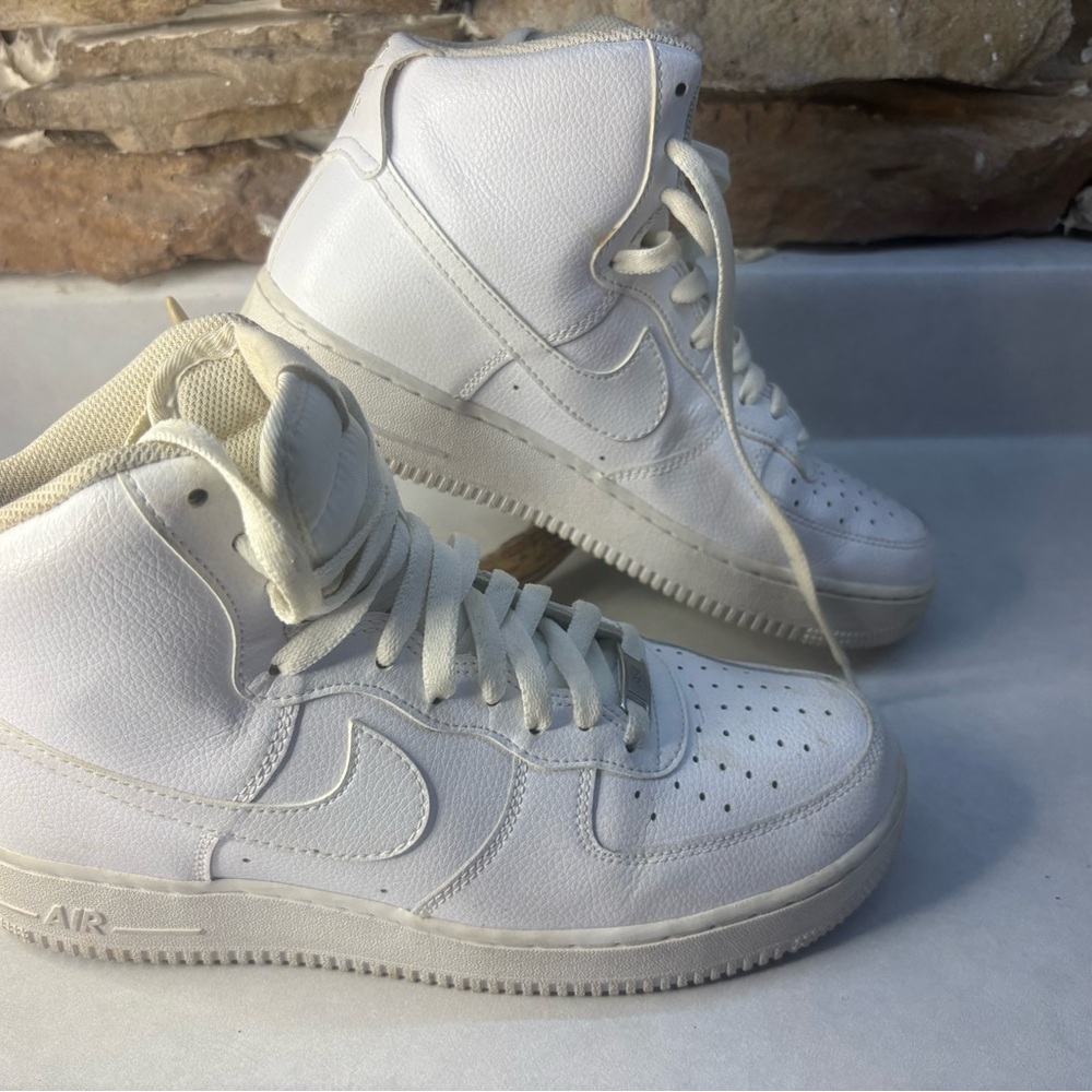 Nike White High-Top Sneakers